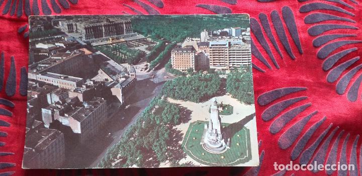 Postales: MADRID-RV-I-150X105mm.-CIRCULADA-N&ordm;4037-PLAZA DE ESPA&Ntilde;A,AL FONDO EL PALACIO DE ORIENTE