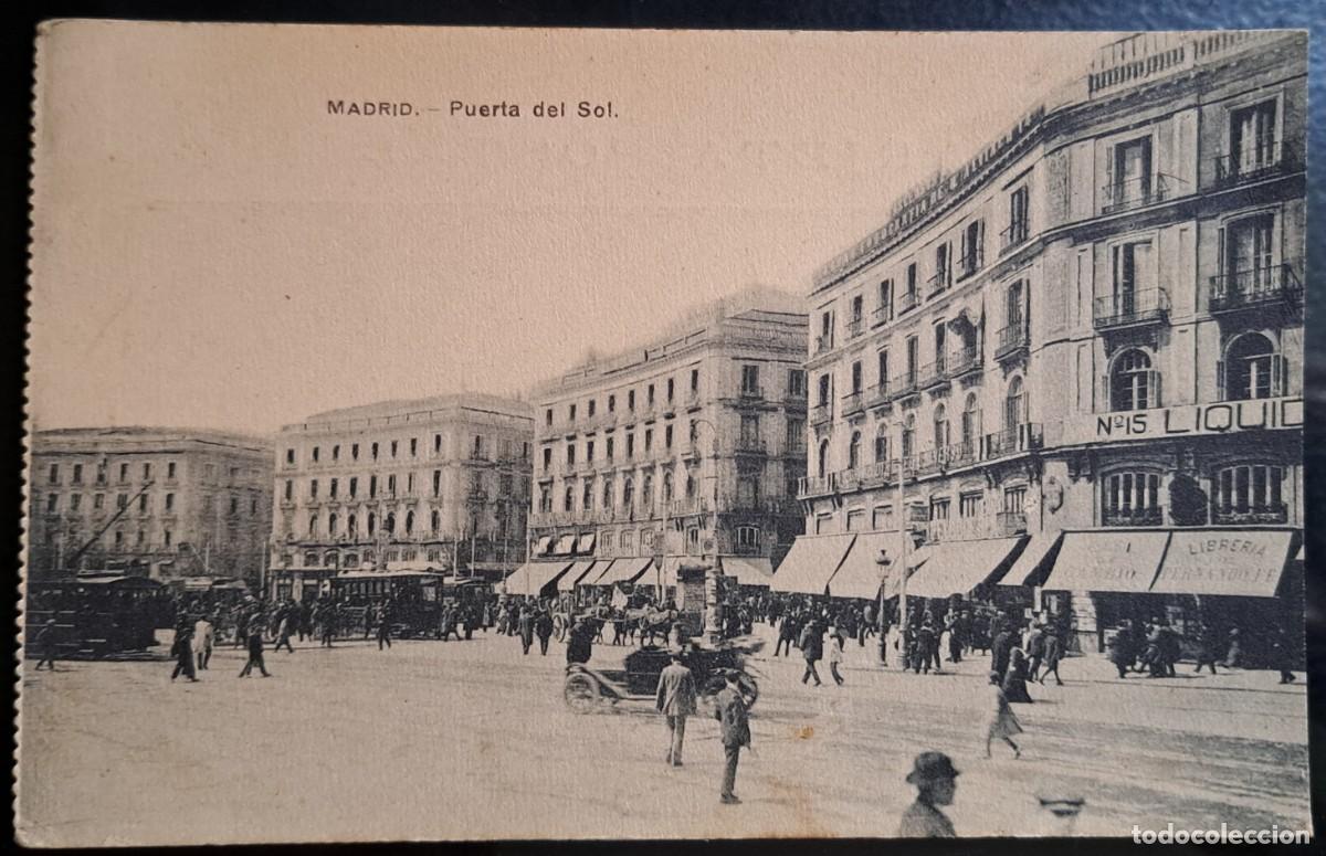 Postales: Postal de Madrid, Puerta del sol - Foto 1