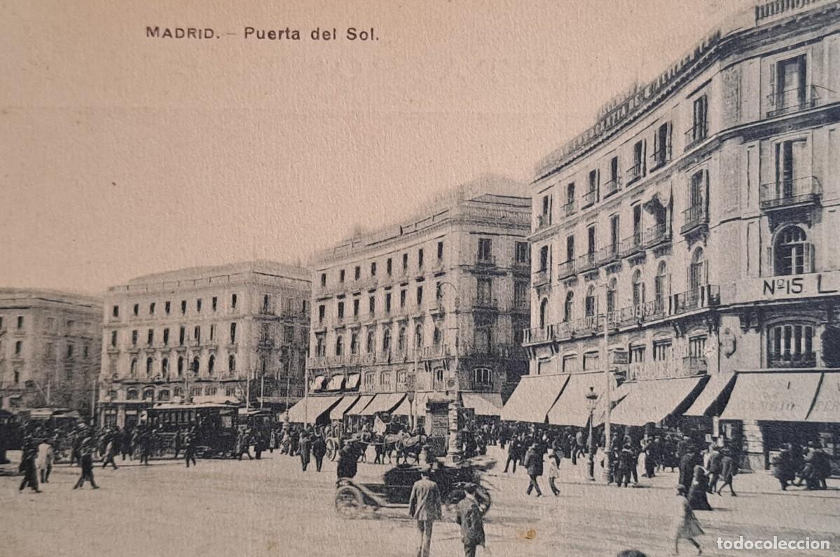 Postales: Postal de Madrid, Puerta del sol - Foto 2