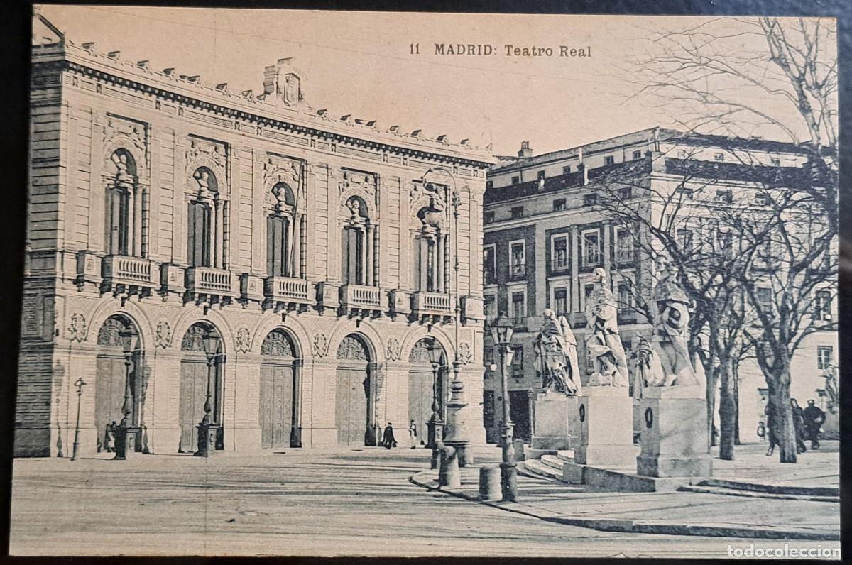 Postales: Postal de Madrid, Teatro Real - Foto 1