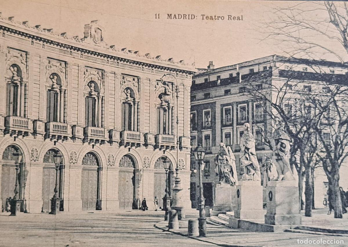 Postales: Postal de Madrid, Teatro Real - Foto 2