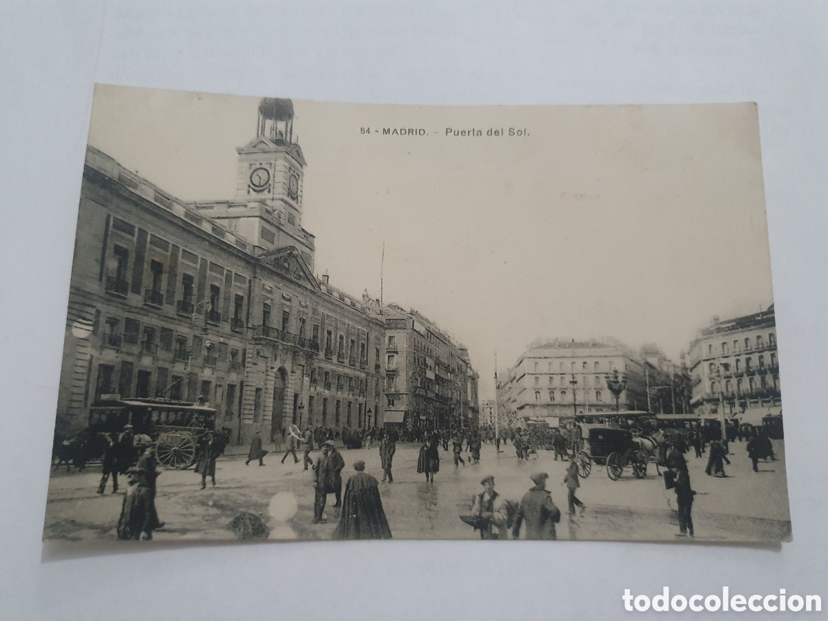 Postales: Postal Madrid. Puerta del Sol. (L1) - Foto 1