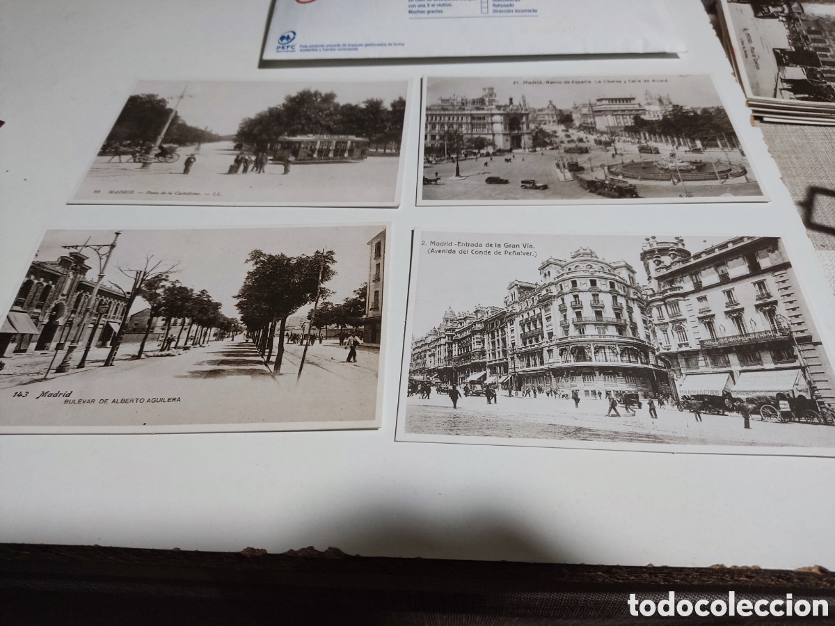Postales: Postales R&Eacute;PLICAS lugares de Madrid - Foto 1