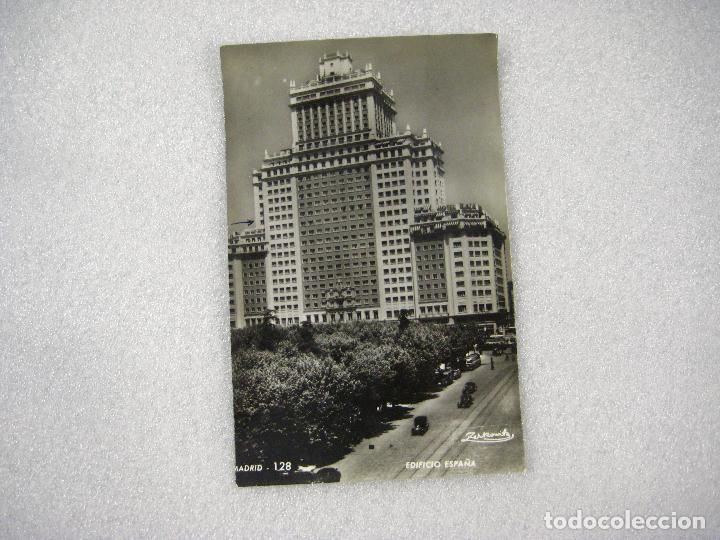 Postales: POSTAL FOTOGR&Aacute;FICA DE MADRID N&ordm; 128. EDIFICIO ESPA&Ntilde;A. EDICIONES ZERKOWITZ - Foto 1