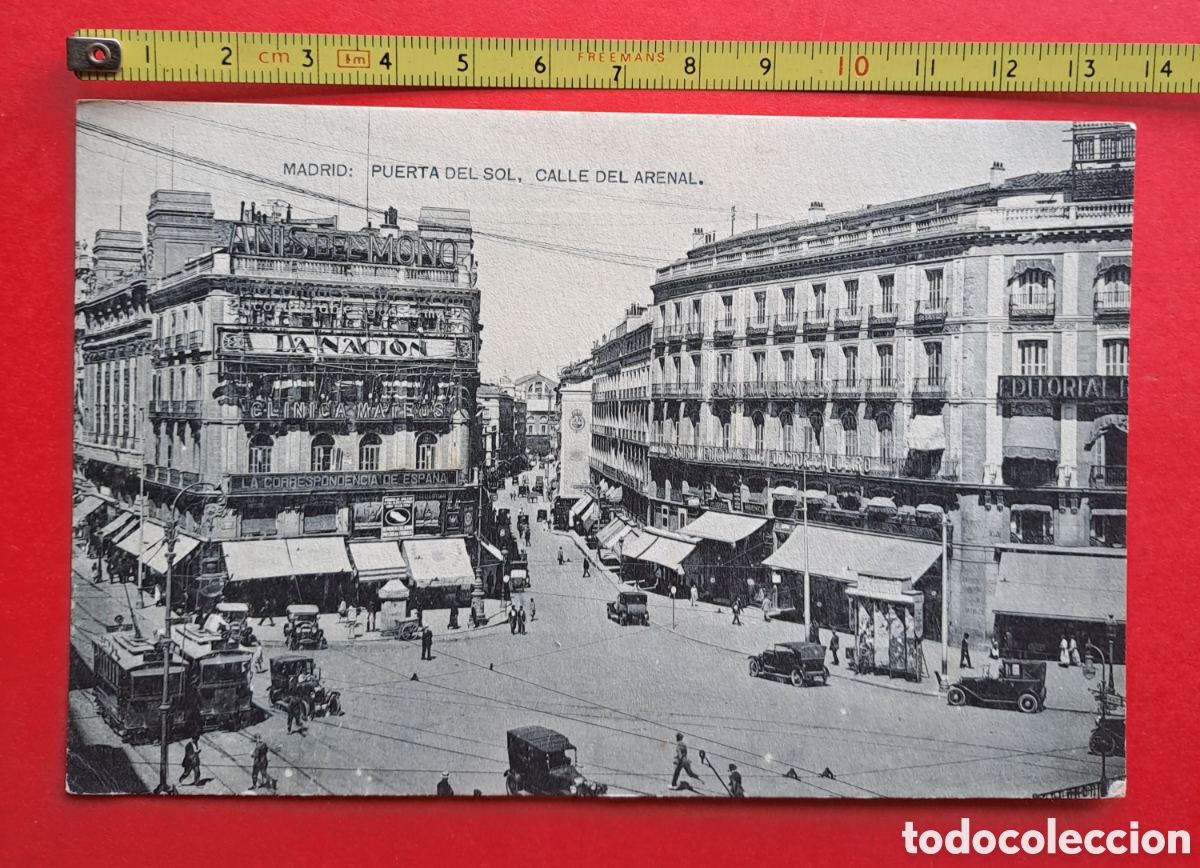 Postales: TARJETA POSTAL PUERTA DEL SOL MADRID - Foto 1