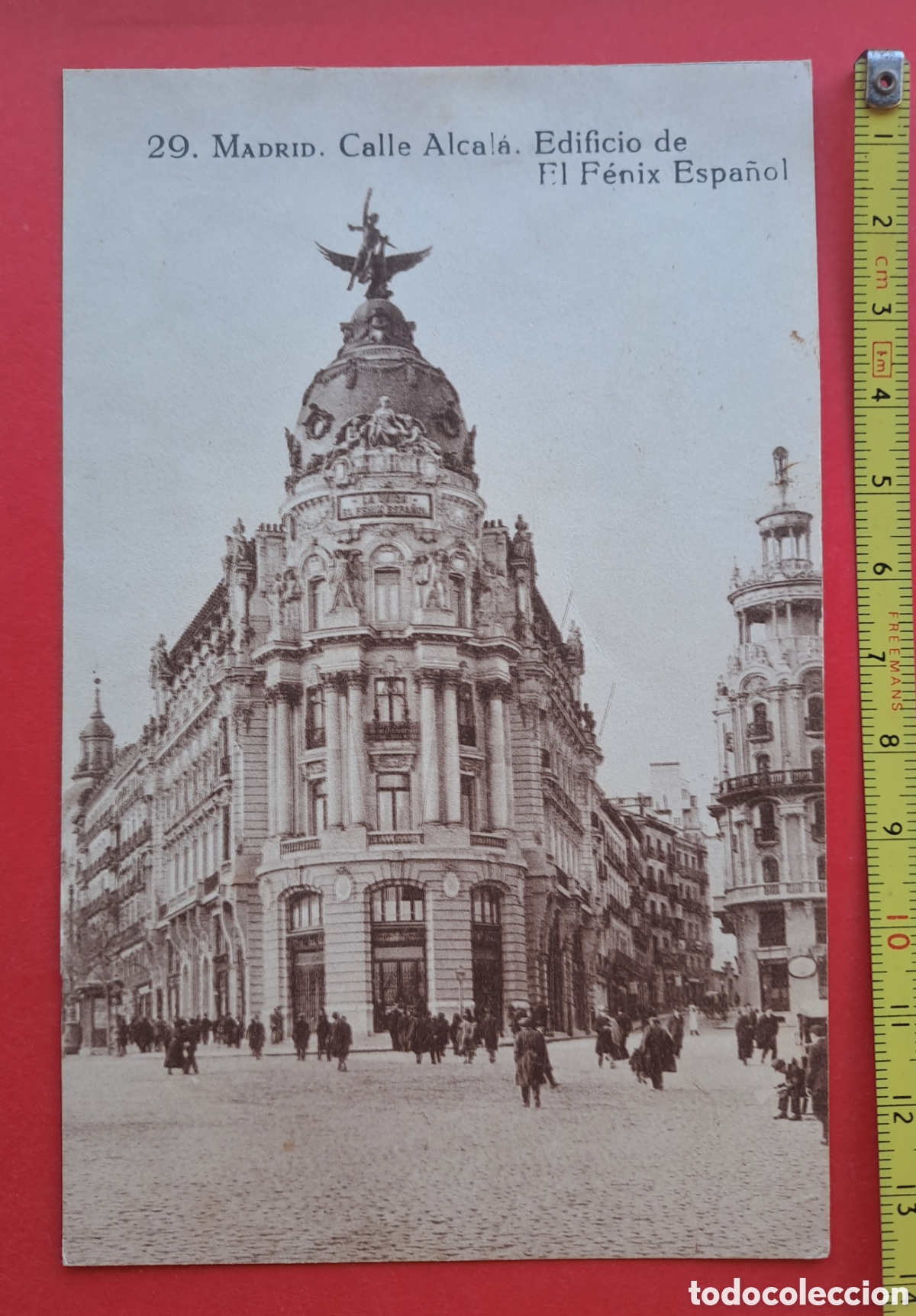 Postales: TARJETA POSTAL EDIFICIO EL FENIX ESPA&Ntilde;OL MADRID - Foto 1