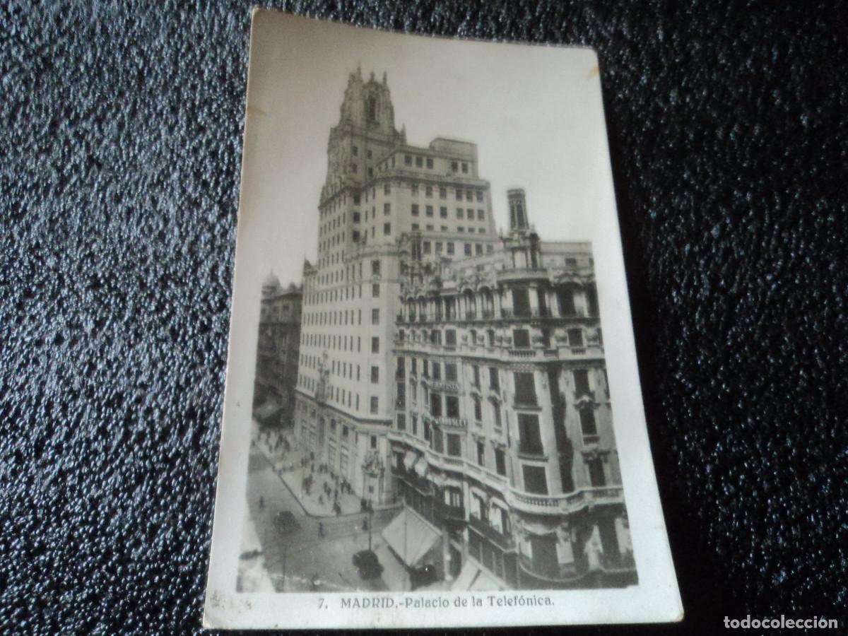 Postales: 7 MADRID, PALACIO DE LA TELEFONICA, CIRCULADA 1933 - Foto 1