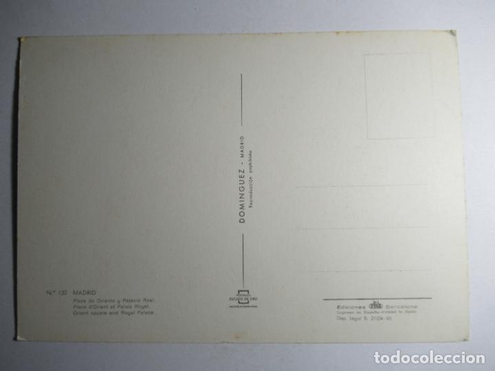 Postales: Madrid - Plaza de Oriente y Palacio Real - Foto 2