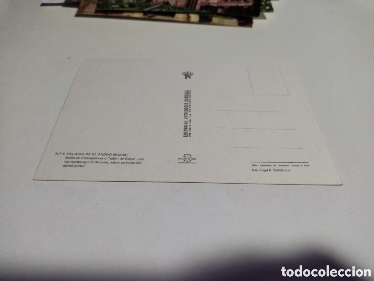 Postales: Postal Palacio de el Pardo - Foto 2