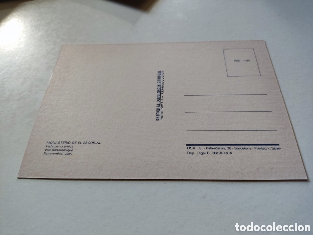 Postales: Postal monasterio de El Escorial - Foto 2
