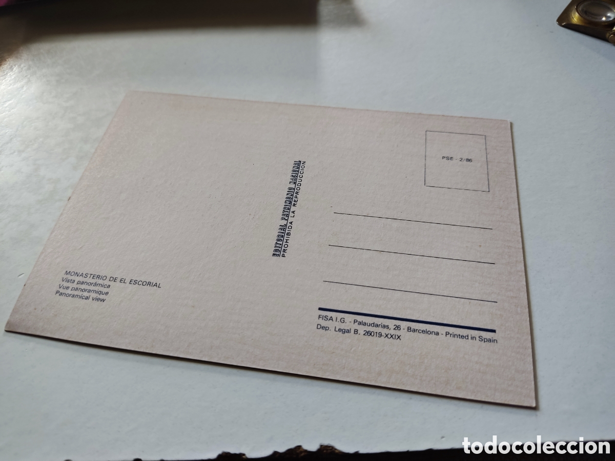 Postales: Postal monasterio de El Escorial - Foto 2
