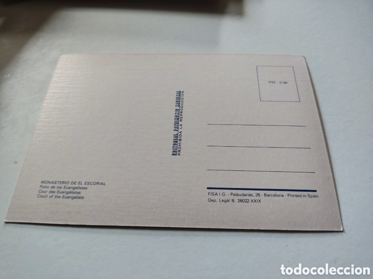 Postales: Postal monasterio de El Escorial - Foto 2