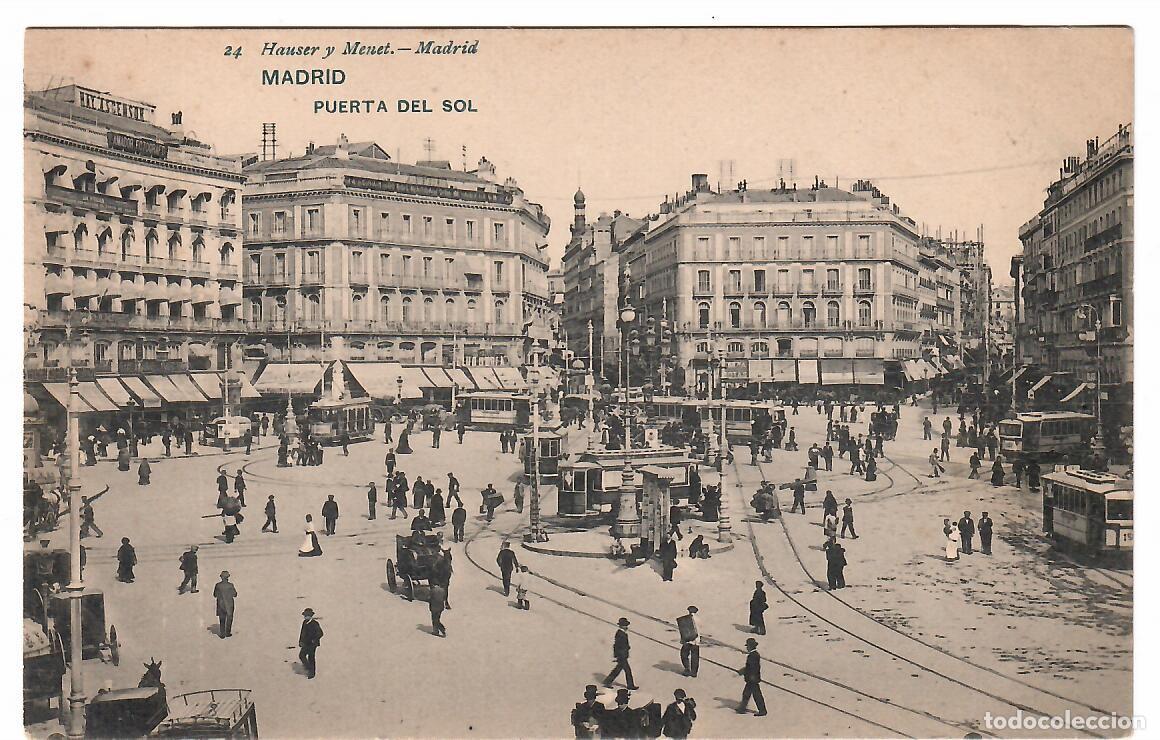 Postales: POSTAL MADRID PUERTA DEL SOL - Foto 1