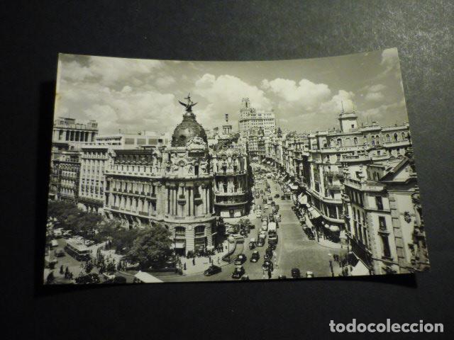 Postales: MADRID GRAN VIA - Foto 1