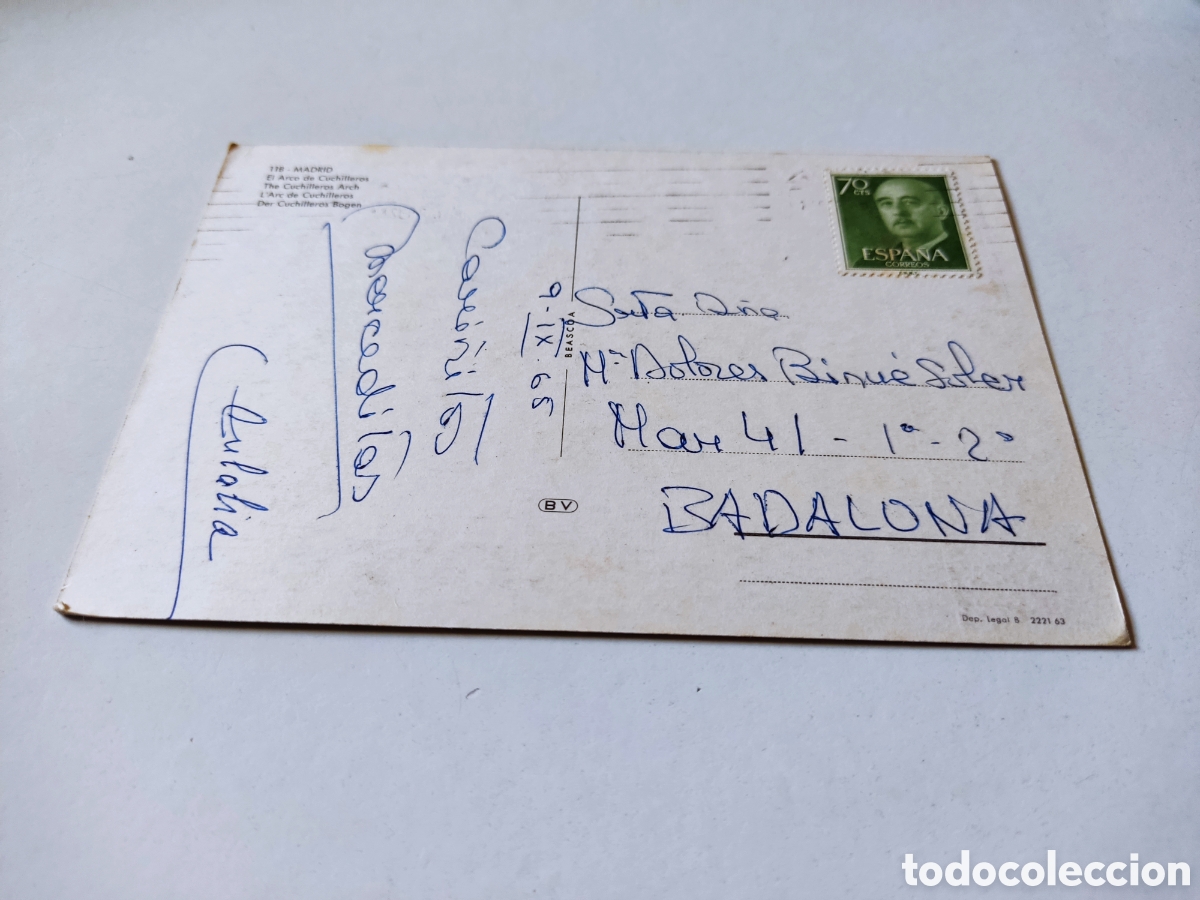 Postales: Postal Madrid Arco de cuchilleros - Foto 2