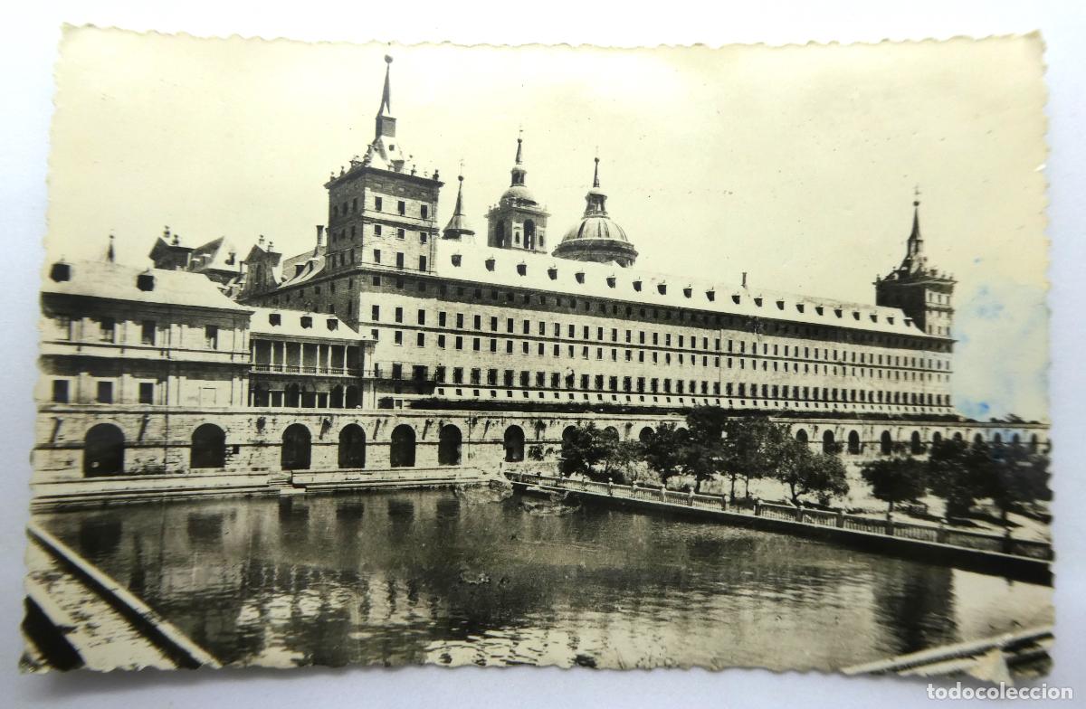Postales: Postal de MONASTERIO DE EL ESCORIAL - ESTANQUE DE LA HUERTA - Foto 1