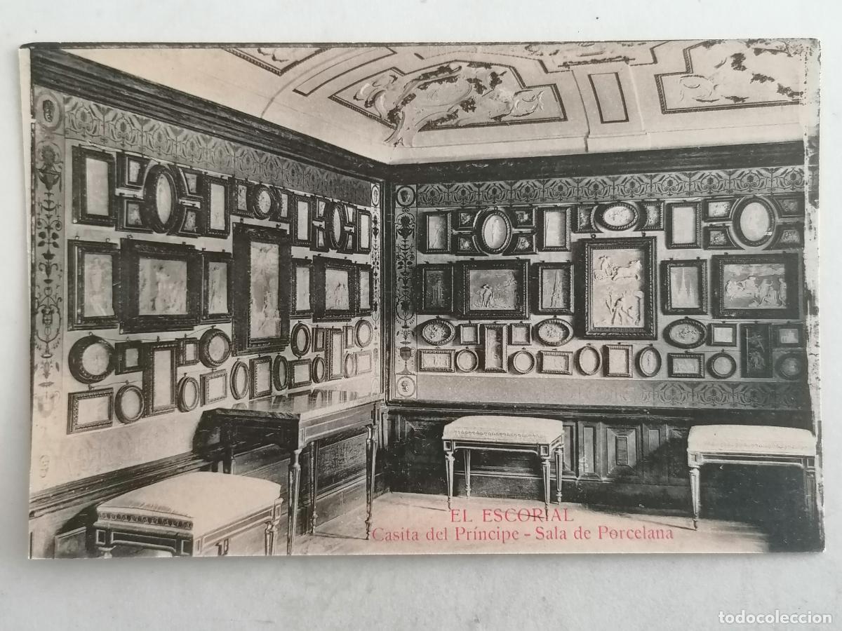 Postales: POSTAL EL ESCORIAL, CASITA DEL PRINCIPE - SALA DE PORCELANA, SIN CIRCULAR