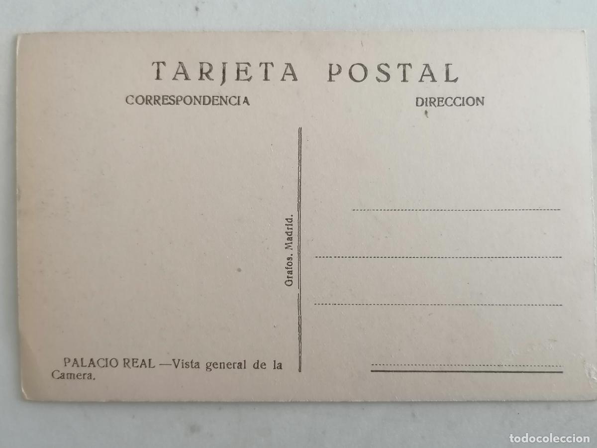 Postales: POSTAL PALACIO REAL, VISTA GENERAL DE LA CAMERA, SIN CIRCULAR - Foto 2