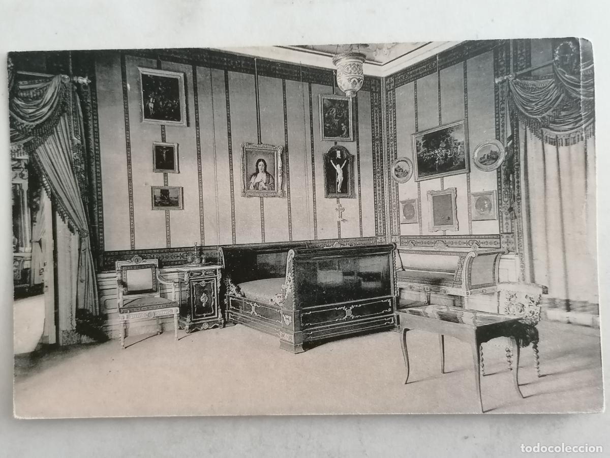 Postales: POSTAL ARANJUEZ-PALACIO REAL, DORMITORIO DEL REY, SIN CIRCULAR, EDITOR HAUSER Y MENET