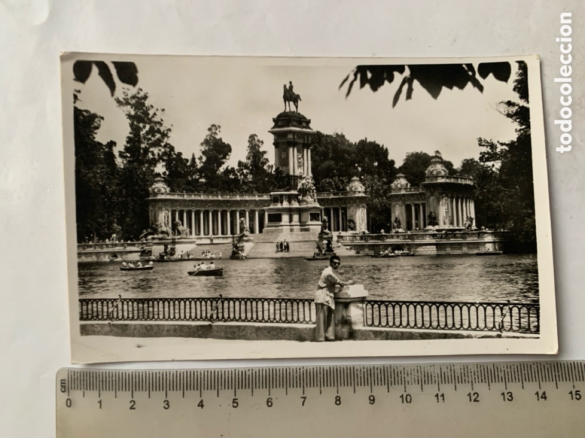 Postales: POSTAL. MADRID. ESTANQUE DEL RETIRO. H. A. E. - Foto 1