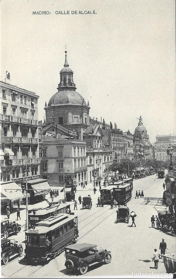 Postales: MADRID - CALLE DE ALCAL&Aacute; - Foto 1
