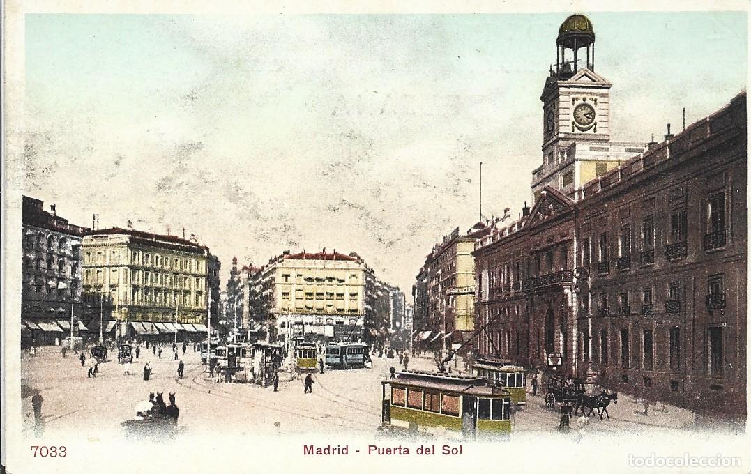 Postales: MADRID - PUERTA DEL SOL - Foto 1