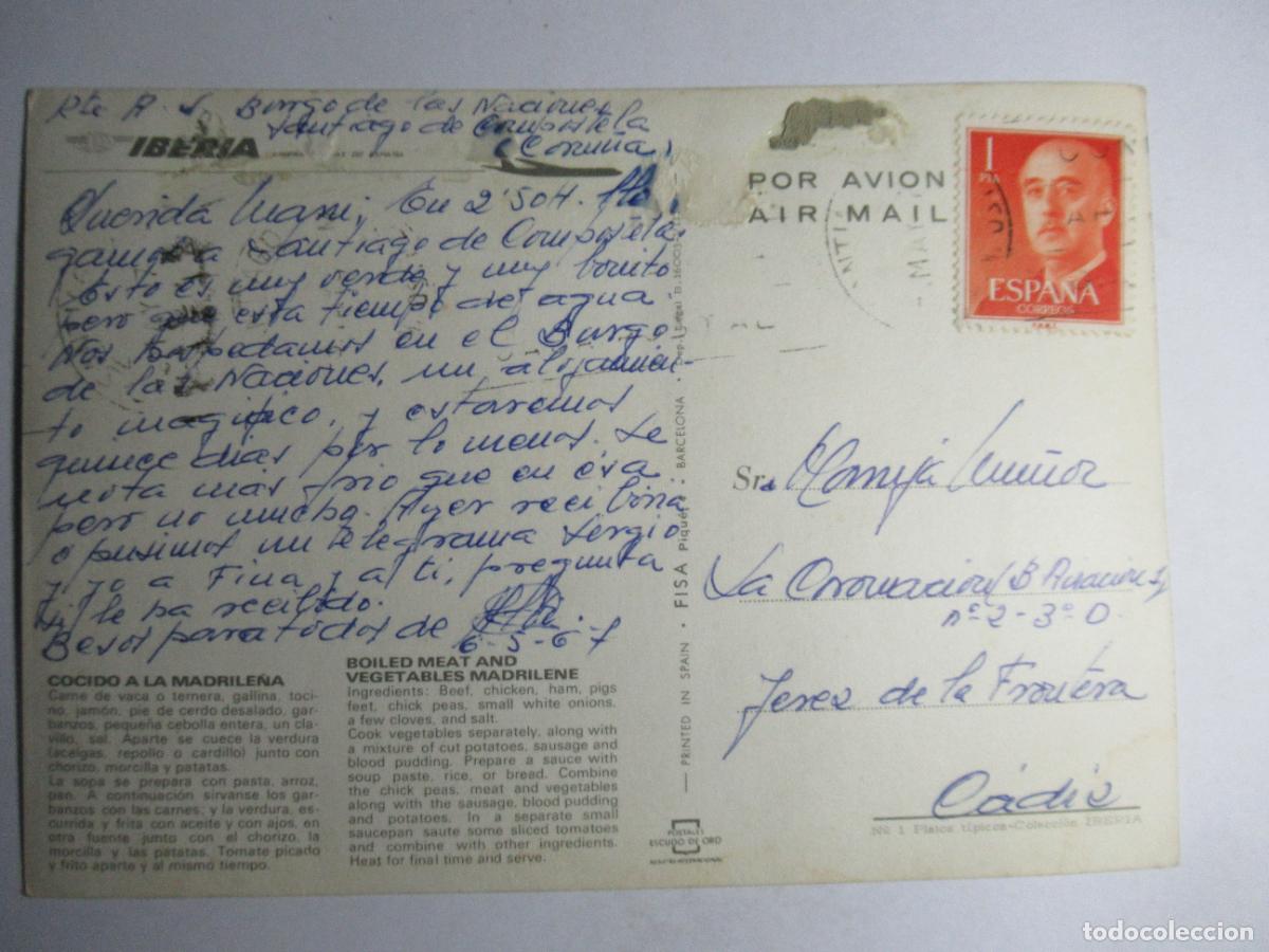 Postales: Cocido a la Madrile&ntilde;a - Iberia - Foto 2