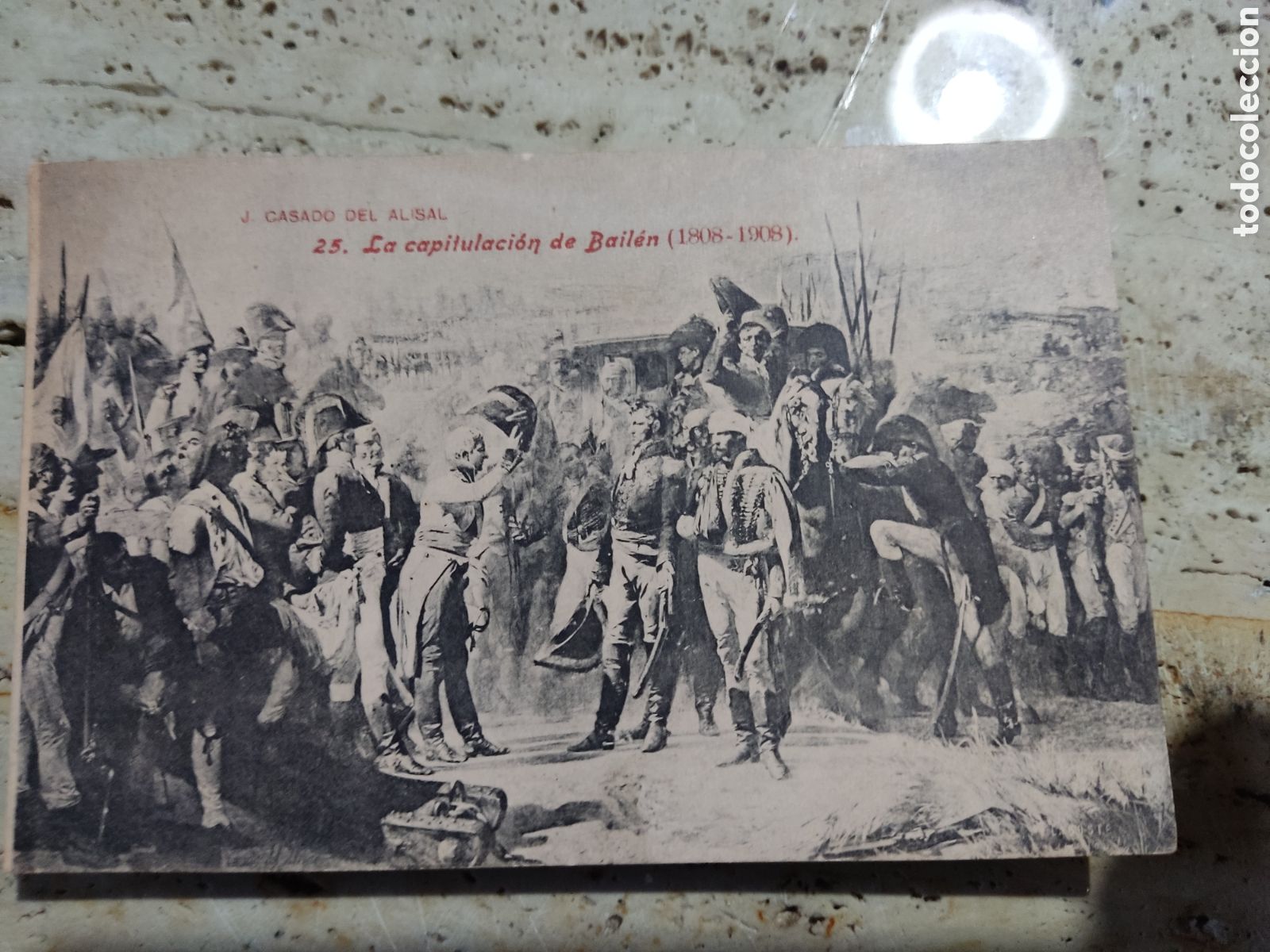 Postkarten: Postal antigua la capitulaci&oacute;n de Bail&eacute;n