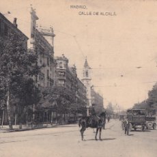 Cartoline: MADRID, CALLE DE ALCALÁ. ED. HAUSER Y MENET. SIN CIRCULAR