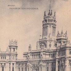 Cartoline: MADRID, PALACIO DE COMUNICACIONES. ED. HAUSER Y MENET. SIN CIRCULAR