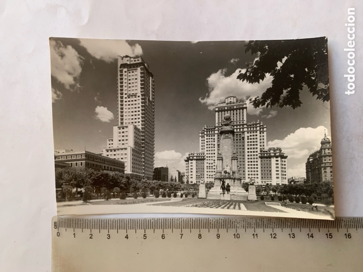 Postales: POSTAL. MADRID. PLAZA DE ESPA&Ntilde;A. CIMER. - Foto 1
