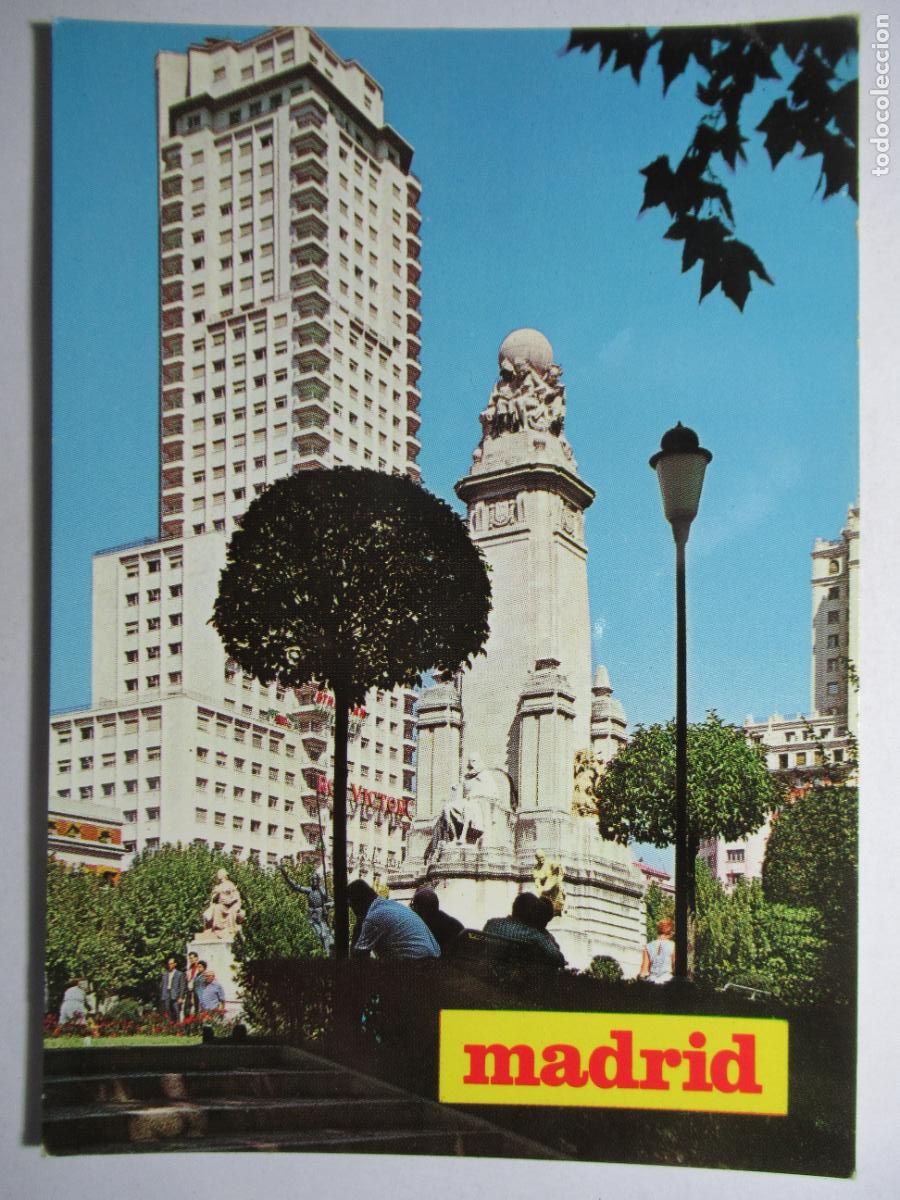 Postales: Madrid - Plaza de Espa&ntilde;a - Foto 1