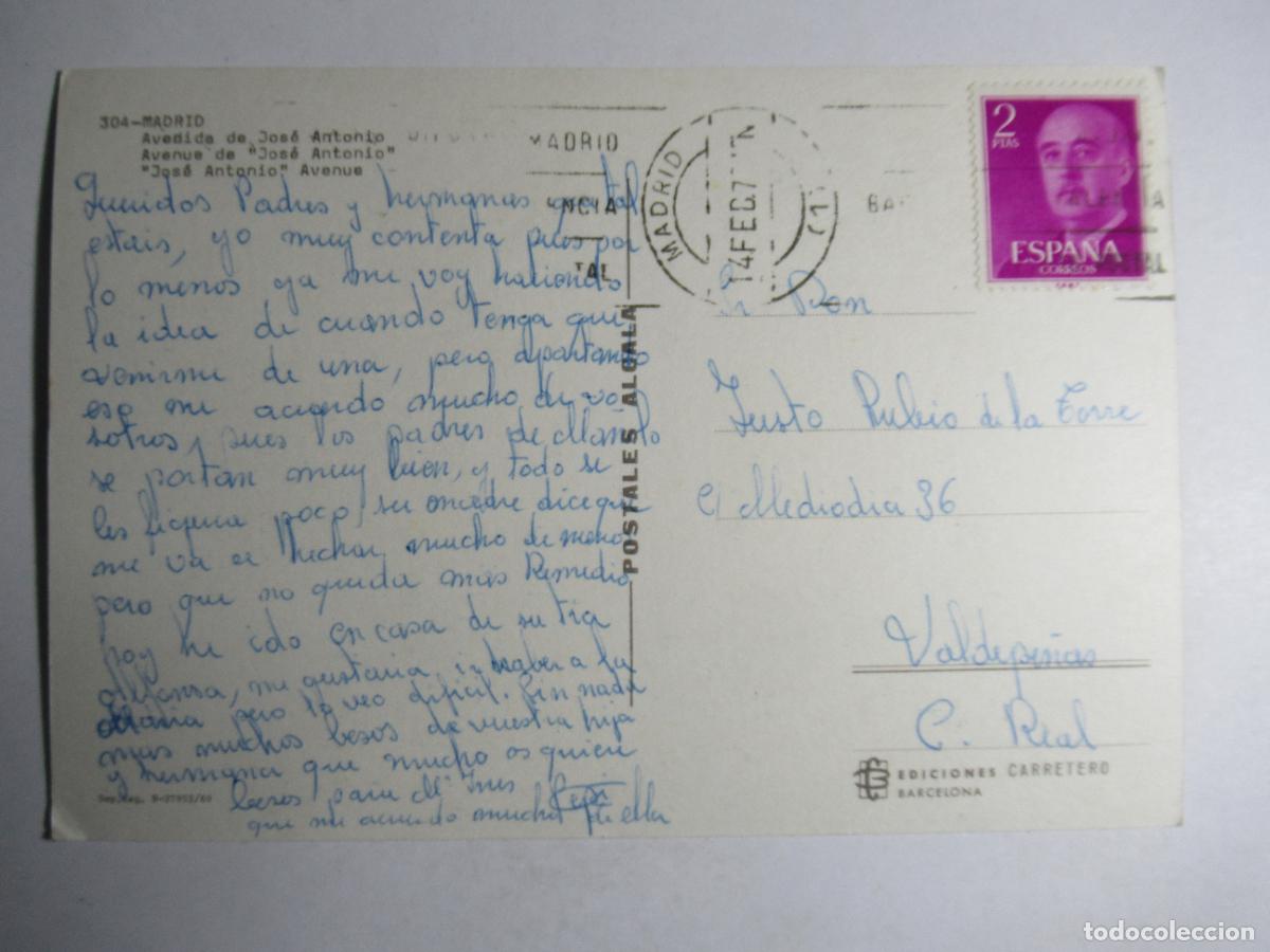 Postales: Madrid - Avenida de Jos&eacute; Antonio - Foto 2
