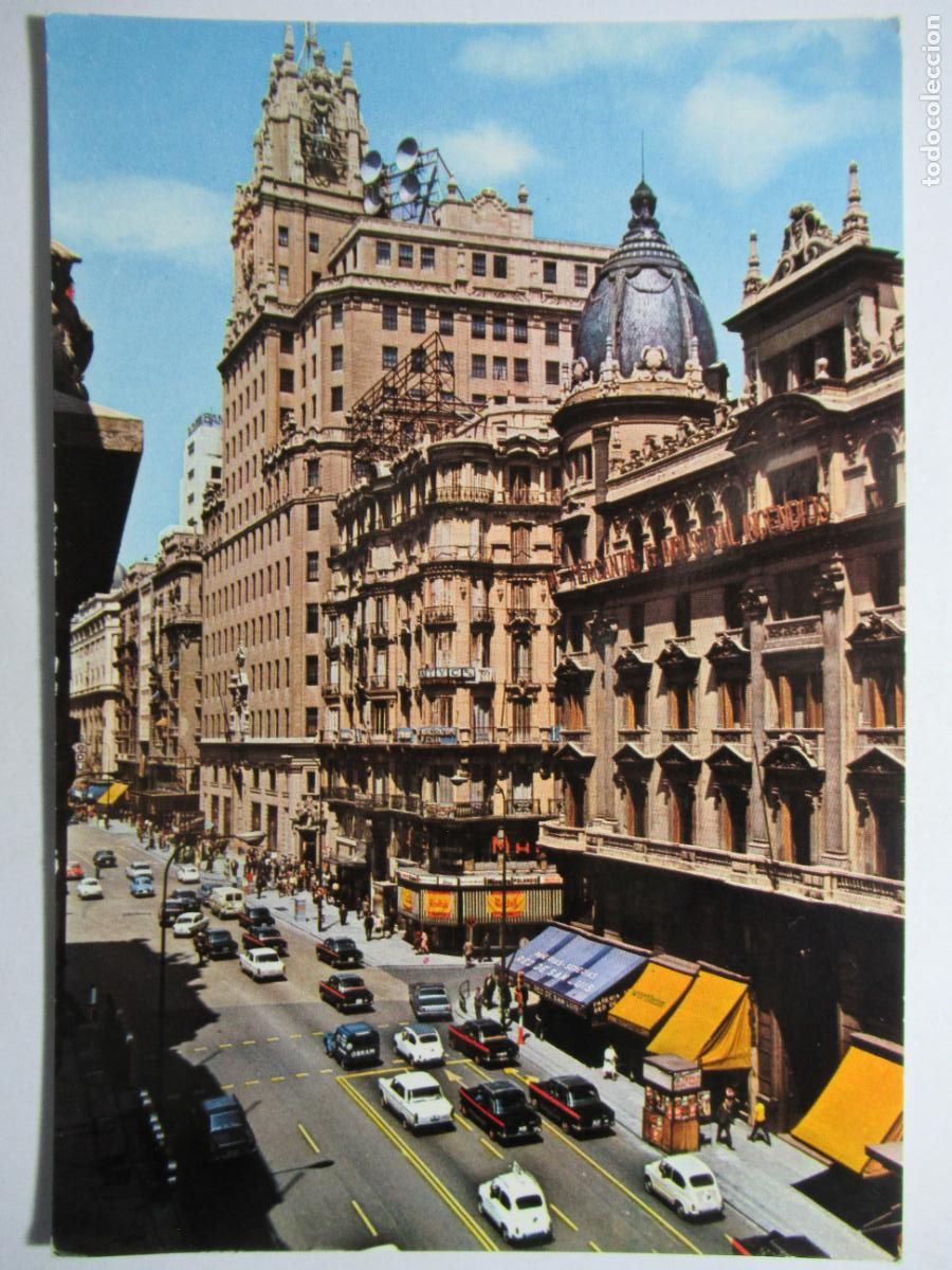 Postales: Madrid - Avenida de Jos&eacute; Antonio - Foto 1