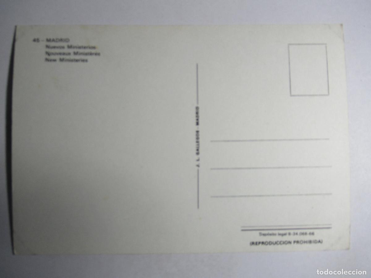 Postales: Madrid - Nuevos Ministerios - Foto 2