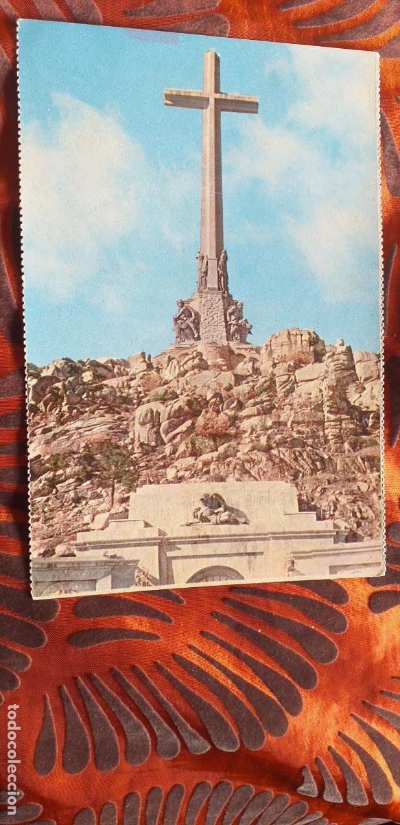 Cartes Postales: MADRID-RV-VALLE DE LOS CAIDOS-150X105mm.-NO ESCRITA-N&ordm;7-CRUZ MONUMENTAL