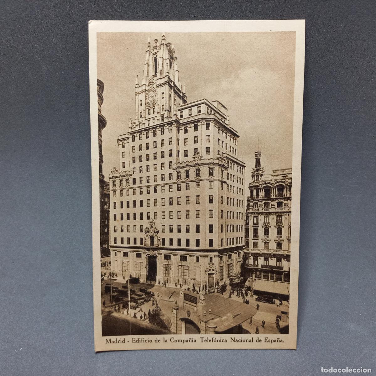 Postales: MADRID. Edificio de la Compa&ntilde;&iacute;a Telef&ccedil;onica Nacional de Espa&ntilde;a - Foto 1