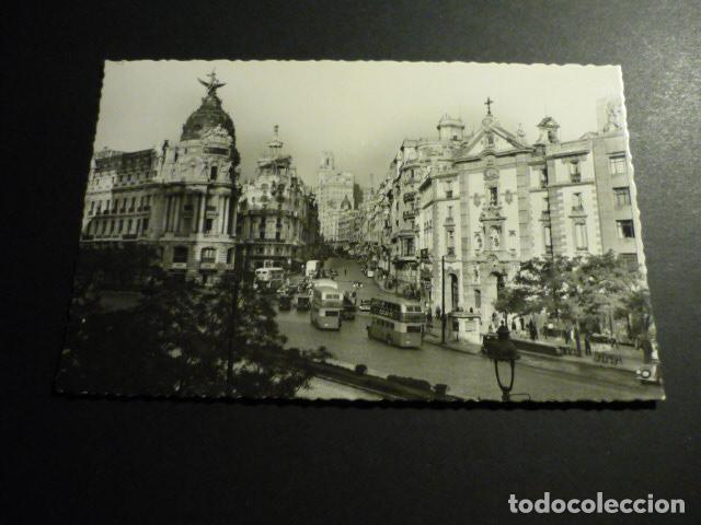 Postales: MADRID GRAN VIA - Foto 1