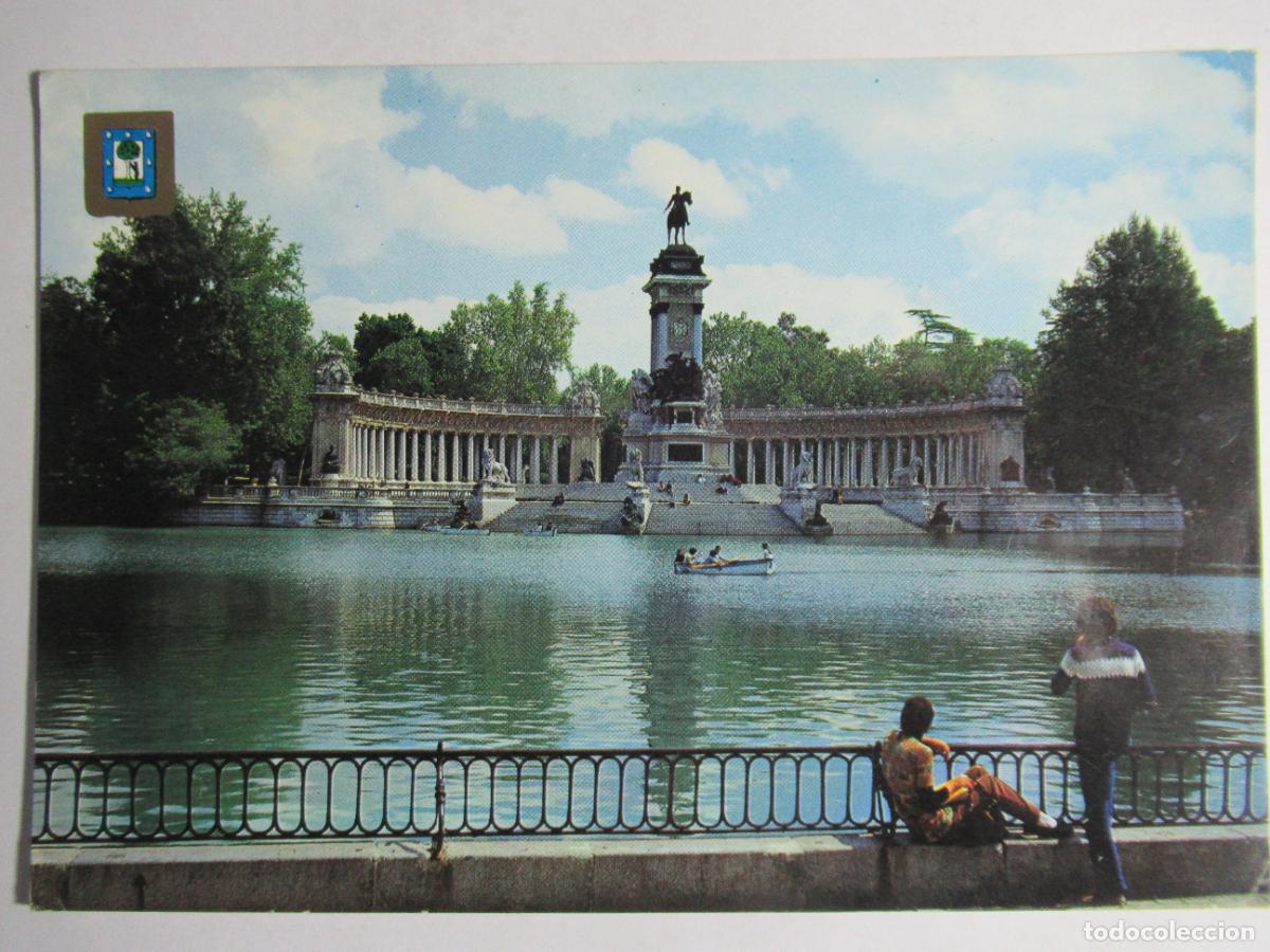 Postales: Madrid - Parque del retiro. Estanque - Foto 1