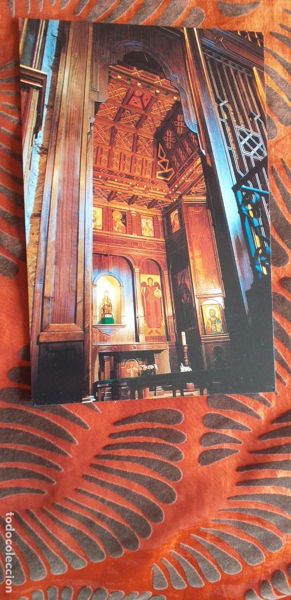 Postkarten: MADRID-RV-IV-150X105mm.-NO ESCRITA-CAPILLA DE SANTA MARIA DEL CASTILLO-P. DE BUITRAGO-SIN DIVIDIR