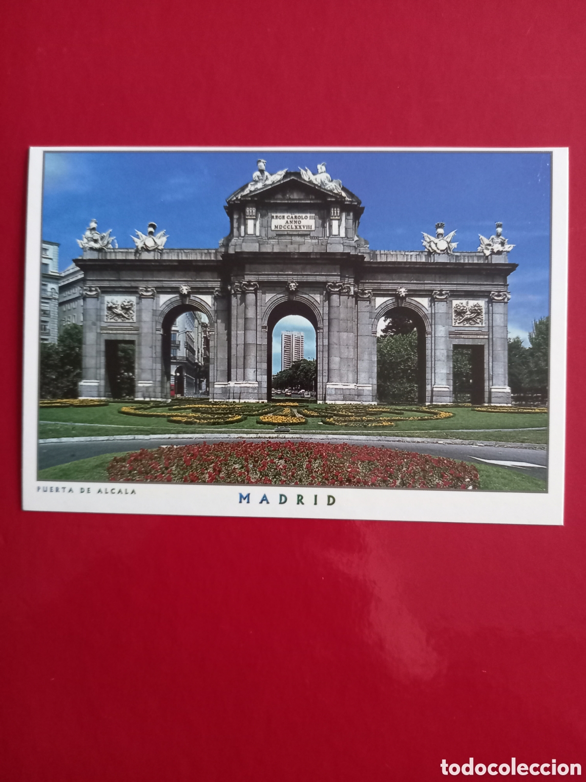Postales: POSTAL SIN CIRCULAR - MADRID, PUERTA DE ALCAL&Aacute; - Foto 1