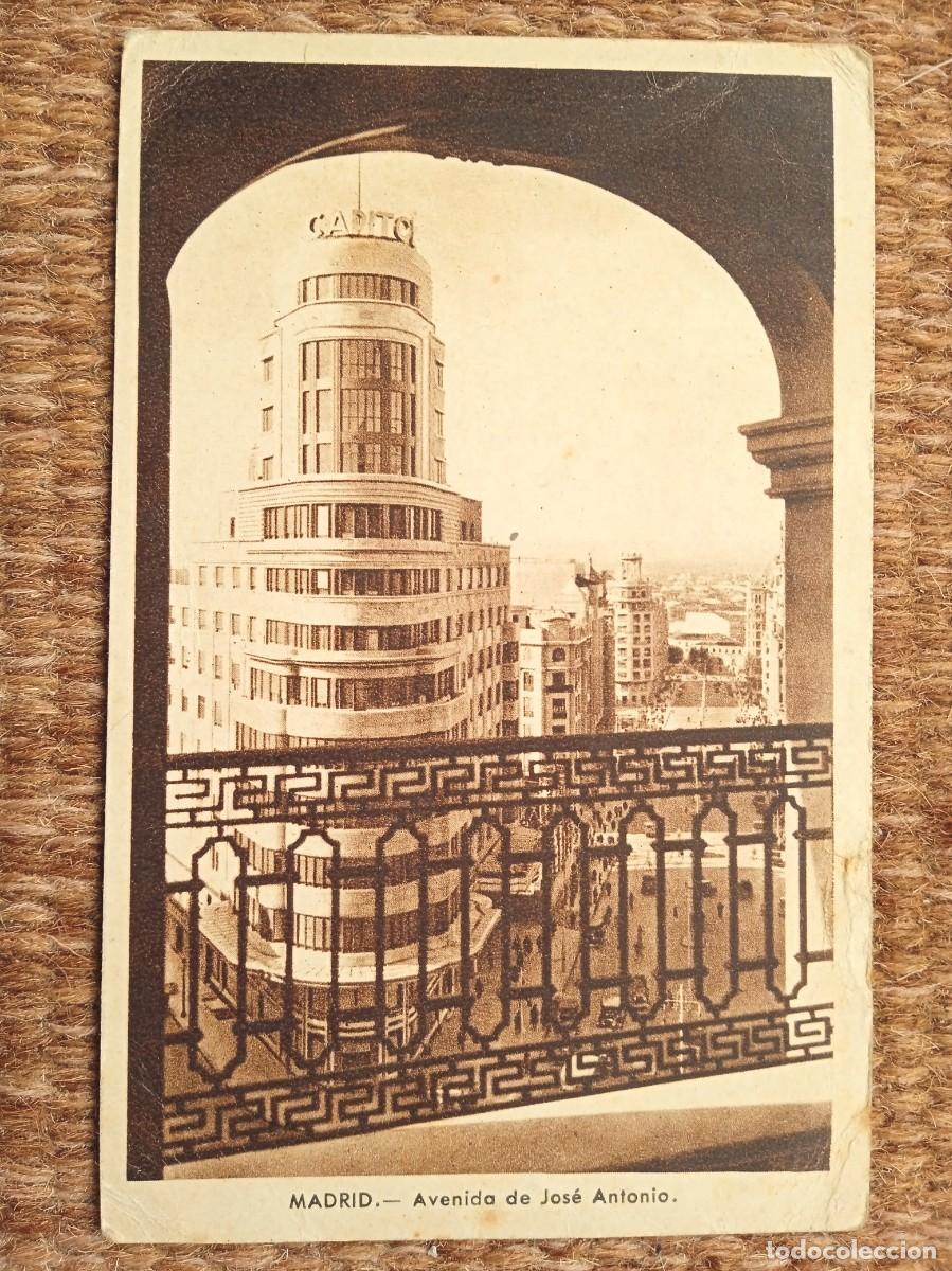 Postales: MADRID - AVENIDA DE JOSE ANTONIO - Foto 1