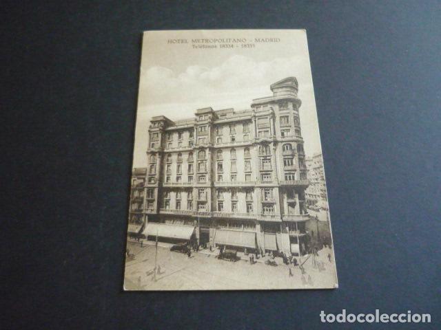 Postales: MADRID HOTEL METROPOLITANO - Foto 1