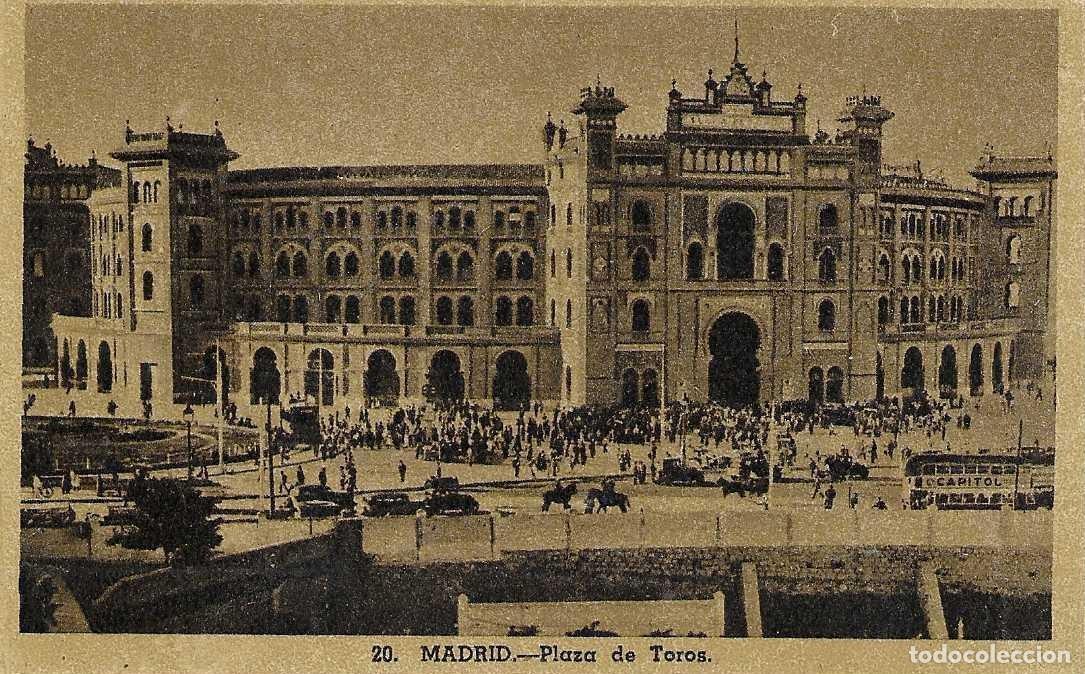 Postales: MADRID - 20. PLAZA DE TOROS - SIN CIRCULAR - Foto 1