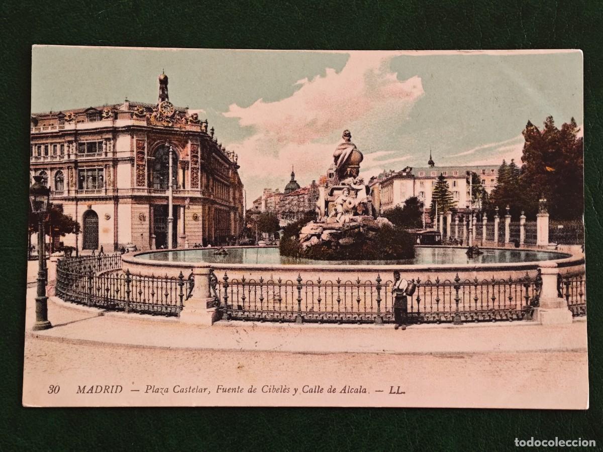 Postales: Postal Madrid Plaza Castelar - Foto 1