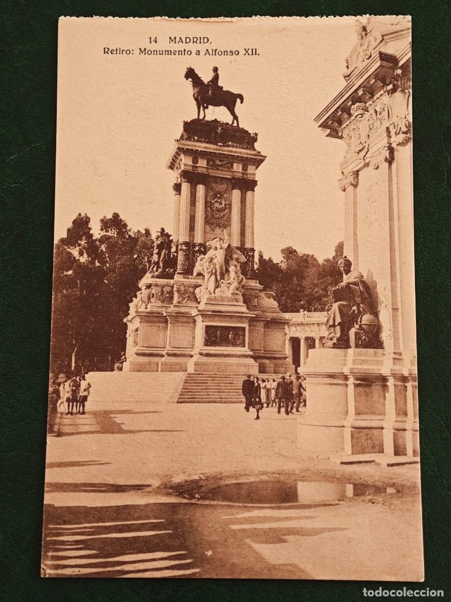 Postales: Postal Madrid Monumento a Alfonso 12 - Foto 1