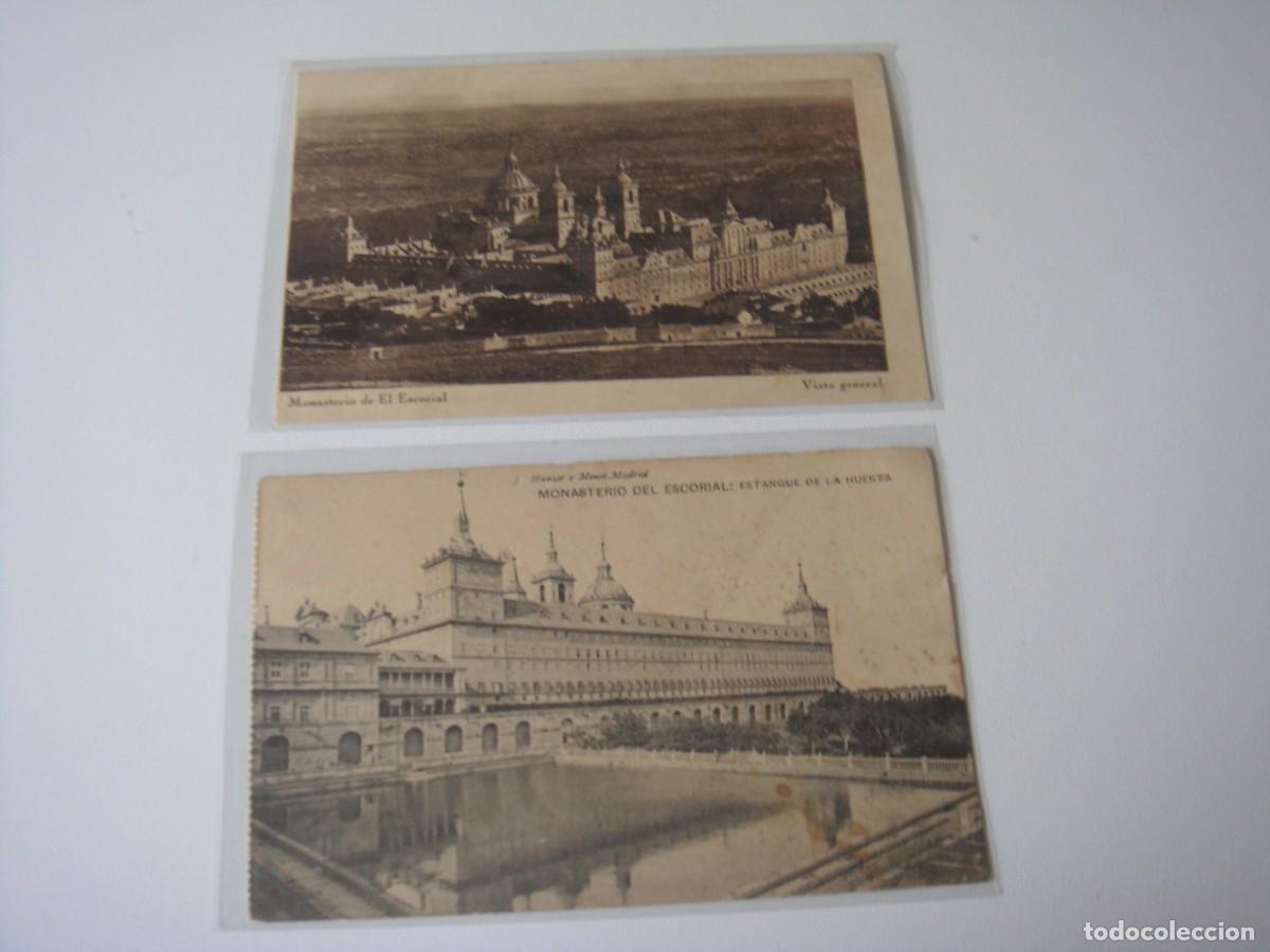 Postales: 2 POSTALES MONASTERIO DEL ESCORIAL - Foto 1