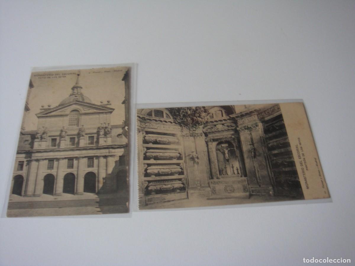 Postales: 2 POSTALES MONASTERIO DEL ESCORIAL - Foto 1