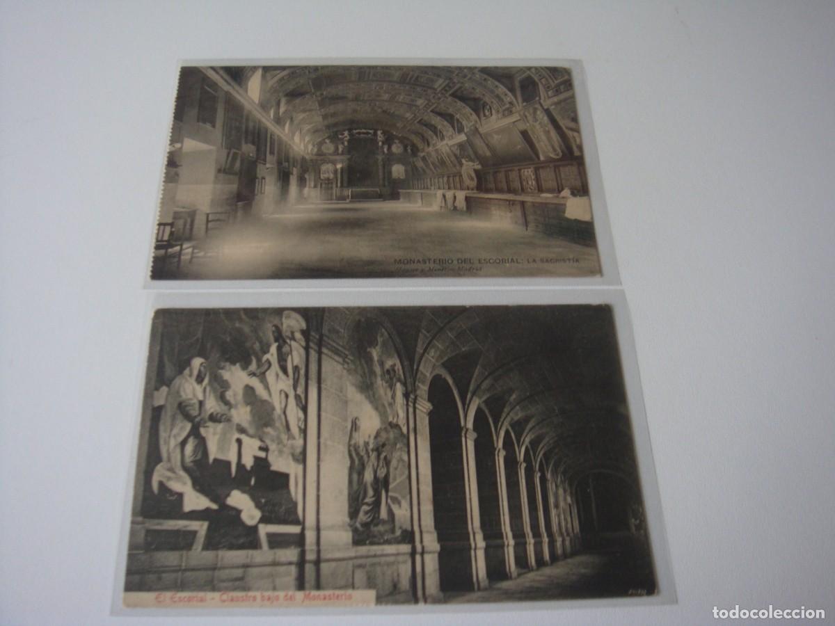 Postales: 2 POSTALES MONASTERIO DEL ESCORIAL - Foto 1