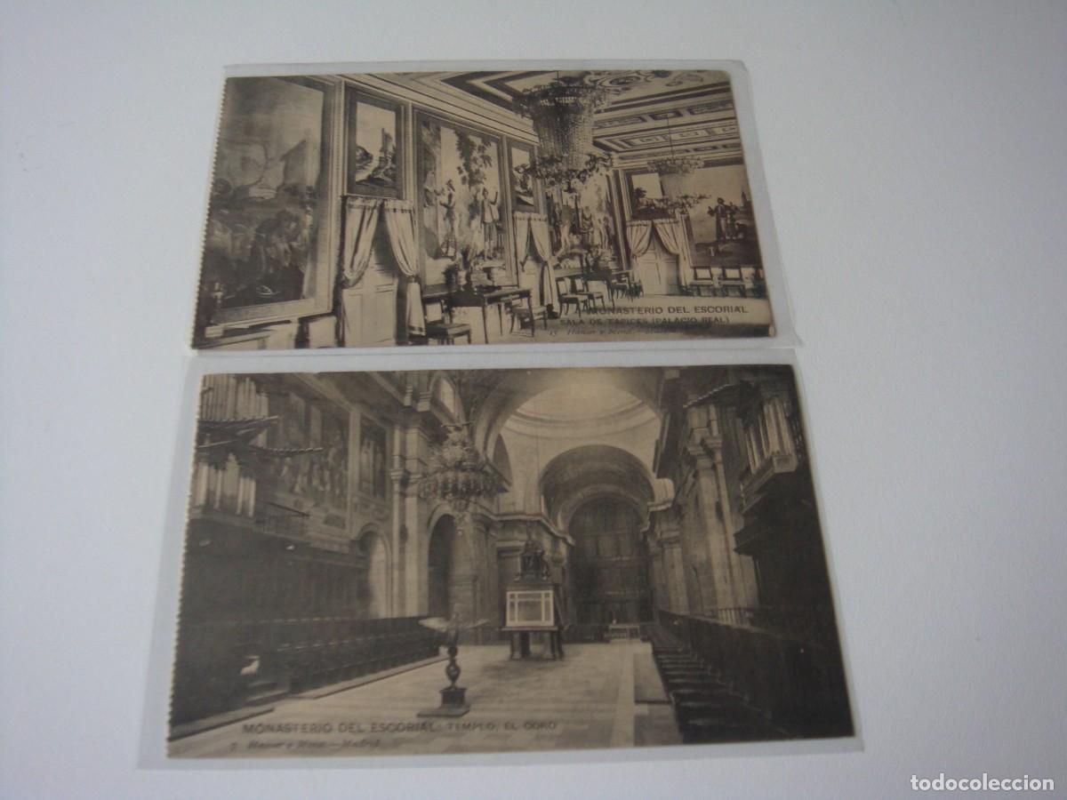 Postales: 2 POSTALES MONASTERIO DEL ESCORIAL - Foto 1
